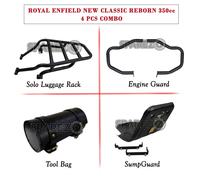 Per borsa attrezzi Royal Enfield Classic Reborn 350, portapacchi,...