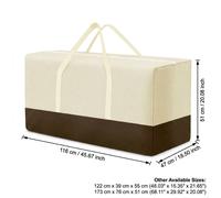 per borsa Organizer Patio Pad Leggera 116x47x51 cm con Doppia Maniglia di