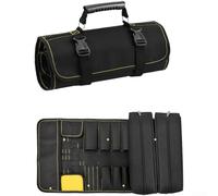 per borsa Portautensili Roll-Up 35 Tasche Canvas Organizer per Elettricisti - 1680D con Robusta per Cantiere 35x10x10cm(42)