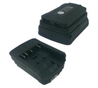 Per Bosch Adattatore Batteria 18V Convertitore Uscita USB con Torcia 45 Lumen