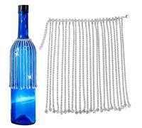 Per bottiglia di vino con pietre scintillanti, decorazione domestica luminosa e regolabile, decorazioni per bottiglia di champagne - per champagne Whisky matrimonio compleanno festa ufficio casa