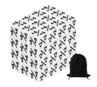 Per brand, 48Pcs Dadi Magici Contatori Acrilici Set D6 Vita Token Bianchi