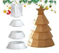 per bricolage in silicone per Natale - Collezione di forme flessibili multiuso e precise, decorazione natalizia, fai da te, set di design per ornamenti stagionali | Per la casa sotto