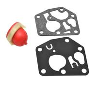 Per Briggs & Stratton Sprint Motore Primer Lampadina e Kit Guarnizione Diaframma, Compatibile con Pulsa Prime Carburatore Modelli 281028 e 495770, Include Diaframma Spacer Set