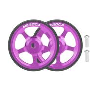 Per Brompton Compatibili 60mm Alluminio Easy Wheels per Biciclette Pieghevoli