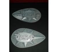 Per BSA A50 A65 B44 B25 Serbatoio Benzina Nickel Badge