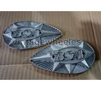 Per BSA A50 A65 B44 B25 Serbatoio Benzina Nickel Distintivi