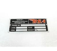 Per BSA A50 A65 Spitfire Victor Rocket 3 Firebird Gold Star BSA Targa Dati#14B13