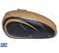 Per BSA A65 2 Gallone D'Oro & Nero Carburante Benzina Serbatoio 1968-69 Aes