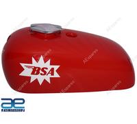 Per BSA A65-25PH Spitfire Hornet A65HA Rosso Dipinta Benzina Serbatoio Con Tappo