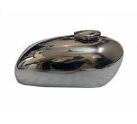 Per BSA A65 Spitfire Hornet 2 Galloni Alluminio Lucido Gas Serbatoio +Tappo