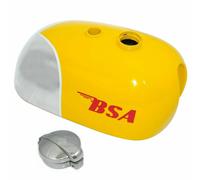 Per BSA B25 B40 B44 C15 Victor Enduro Alluminio Giallo Serbatoio @ Vd