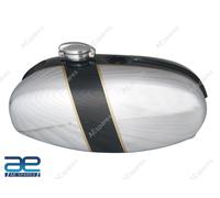 Per BSA B25 B50 TR25 1971-73 D355 Cromo & Nero Dipinta Benzina Fuel Gas Tank Aes