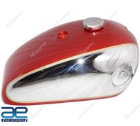 Per BSA B33 Oscillante Braccio 2 Rosso Dipinta Cromo Benzina Serbatoio 1955 @ US