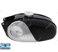 Per BSA Bantam D7 D10 D14 D175 Bushman Cromo E Nero Benzina Serbatoio +Tappo Aes