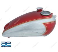 Per BSA C10 C11 Ciliegia & Cromo Benzina Serbatoio + Riproduzione Smiths Speedo