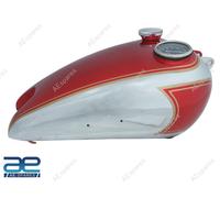 Per BSA C10 C11 Ciliegia & Cromo Benzina Tank + Replica Smiths Contachilometri