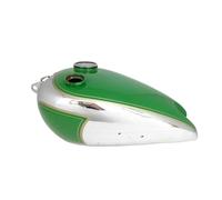 Per BSA C10 C11 Verde Dipinta Cromo Benzina Serbatoio Con Replica Smith Speedo