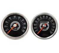 Per BSA NORTON TRIUMPH SMITHS REPLICA 150 MPH TACHIMETRO GIRI CONTACHILOMETRI...