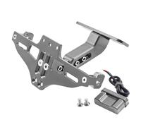 PER Buell 1125R 2008-2010 2009 Tutti Gli Anni 1125 R Regolabile Con Supporto Per Targa Moto Leggero Motociclo(Titanio)