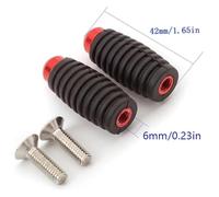 Per Buell Per XB9S XB12S XB9R XB12R Tutti Gli Anni Poggiapiedi Gomma CNC Motociclette Accessori Pedali Rearset Pedane Poggiapiedi(C)