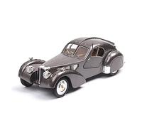 Per Bugatti TYPE 57SC 1936 1:28 Simulazione In Lega Acusto-ottica Ornamenti Per Decorazione Del Modello Di Auto D'epoca(Titanium)