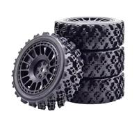 Per Buggy Per Tamiya Per TT01 Per TT02 XV01 LC Per Racing PTG-2 Per HSP Per HPI 1/10 RC Fuoristrada Auto Pneumatici In Gomma Ruote Pneumatici Anteriori RC Ricambi(Black)