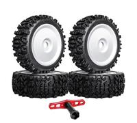 Per Buggy Tire Per Arrma Per Typhon Per Losi 8IGHT 1/8 Rc Parte | Preincollato 1/8 Per pneumatici inserti in schiuma, pronti l'installazione corse e corse fuoristrada Rc Crawler Pneumatici