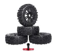Per Buggy Tire Per Arrma Per Typhon Per Losi 8IGHT 1/8 Rc Parte | Preincollato 1/8 Per pneumatici inserti in schiuma, pronti l'installazione corse e corse fuoristrada Rc Pneumatici Set