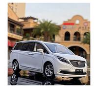 Per Buick GL8 MPV 1 32 In Lega Modello Di Auto Della Polizia Suono Luce Tirare Indietro Bambini Collezione Regalo Giocattolo(White)