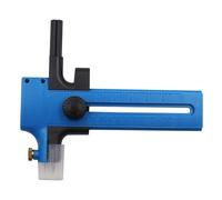 Per bussola circolare con manico a cricchetto, plastica e metallo, adatto per ufficio creativo per design cutter manico ergonomico a cricchetto (blu)