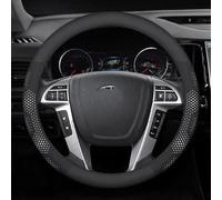 Per BYD Per Atto 3 Per Tang F3 E6 Per Yuan Plus Per Song Max F0 Qin G3 I3 Per Han Copertura Per Volante Per Auto In Pelle Scamosciata In Fibra Di Carbonio Antiscivolo copertura volante(O white7)