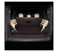 Per BYD Per Leopard 8 2024 2025 Rivestimento Baule Posteriore Tappetino Per Pavimento In Pelle Protezione Per Vassoio Tappetini Tappetini Bagagliaio(Black red 8 pcs,7 seats)