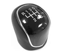 Per C-Max 2007-2021 Accessorio Per Leva Del Cambio Pomello In Pelle A 6 Marce Leva Pomello Cambio(6speed-5 Pcs Black)