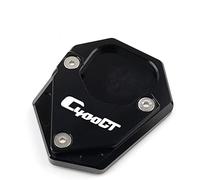 Per C400X C400GT K51 2019-2021 Supporto Del Piede Del Motociclo Della Copertura Del Basamento Laterale CNC Piastra Di Supporto Enlarger Pad Pad Di Estensione(Nero)