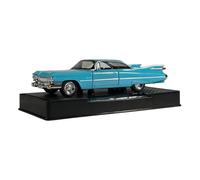 Per Cadillac Eldorado Biarritz Classic Vintage 1:32 Modello Di Auto In Metallo Con Suono E Luce Decorazione Per La Casa Regalo Di Compleanno(Blue)