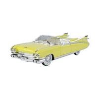 Per Cadillac Eldorado Biarritz Series 1959 Series 62 Luxury 1:24 Modello Di Auto In Metallo Decorazione Per La Casa Regalo Di Compleanno(Yellow)