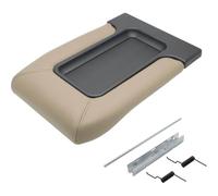 Per Cadillac Per Escalade Per Avalanche Silverado Suburban: coperchio per vano portaoggetti nella console centrale con rivestimento in pelle per bracciolo 19127364(One size Beige)