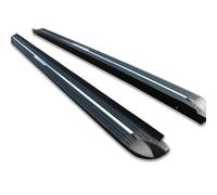Per Cadillac Per SRX 2010-2015 Nerf Bar Pedali Fissi Con Staffe In Alluminio 2 Pezzi Pedane Laterali Auto Spoiler Minigonne Laterali(Style 1 Width 3.9in)