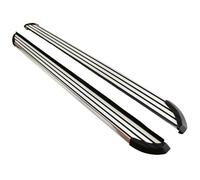 Per Cadillac Per SRX 2010-2015 Nerf Bar Pedali Fissi Con Staffe In Alluminio 2 Pezzi Pedane Laterali Auto Spoiler Minigonne Laterali(Style 2 Width 3.7in)