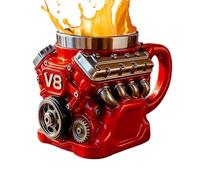 Per Caffè A Forma Di Motore V8,Retro | Per La Colazione - Per Uomini Adulti Appassionati Di Auto E Amanti Della Meccanica Per Bere Caffè E Tè In Viaggio Ufficio Lavoro Casa E Per Relax