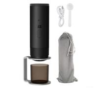per caffè Portatile 3-in-1 Wireless per Capsule e Cialde ESE - Design Compatto per viaggio Auto Ufficio(Black)
