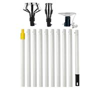 Per Cambio Luce - Strumento Di Estensione Telescopico, Morsetto Regolabile Antiscivolo, Estensore Di Luce Durevole | Accessorio Versatile Per La Sostituzione Del Proiettore Per Lampadari Da Ester