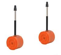 Per camera d'aria 700C per strada per bici, tubo da corsa leggero da 35 g con valvola, compatibile con pneumatici 23C 25C 28C 32C, freno a disco ad alta pressione pronto (2 pezzi FV65)