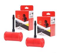Per camere d'aria in TPU per biciclette da 20 pollici, confezione da 2 con adattatore per telaio per fissaggio sicuro per valvola Presta (406 1,9-2,6) 45 mm)