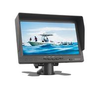 per camper/rimorchi/camion/ralle/barche Display for monitor da auto da 7 pollici con visiera parasole Ingresso video digitale a 2 vie HD Immagine for retromarcia Sistema di parcheggio LCD 9V-36V(MJ-70