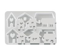 per candele a 6 cavità, antiaderenti, riutilizzabili | Stampi per candele, forme in silicone per resina epossidica argilla per la decorazione della casa, progetti artistici fai da