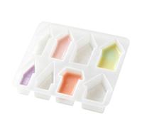 per Candele Forme da Colata in e Cemento con 8 Cavità, Attività | per a forma di casa per Casa, Scuola, Dormitorio, Studio, Laboratorio, Sala Creativa e Feste
