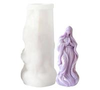 per candele, in silicone 3D con Gesù Maria a rilascio facile, flessibili per cera e sapone, per donne, principianti, amanti 'artigianato in resina, gesso, dessert, decorazione per la
