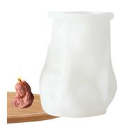 per candele in silicone 3D, riutilizzabili, non adesivi, flessibili per la decorazione della casa, gesso, sapone, argilla, cemento, principianti e amanti del fai da te, feste e compleanni
